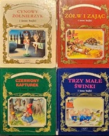 4xZłota encyklopedia bajek, Żółw i zając Trzy małe świnki Cynowy żołnierzyk