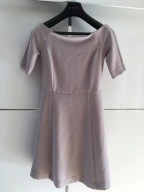 H&M_BEŻOWA SUKIENKA M/L STAN BDB