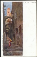 S. Remo. Via Capitolo - Presso Libreria Gandolfo, San Remo 1900 Litho