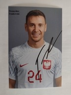 Zdjęcie 10x15 autograf Polska Tomasz Frankowski Katar 2022 turniejowe