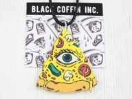 wisiorek PIZZA oko trójkąt Black Coffin punk BC25