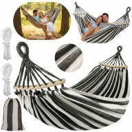 HAMAK 2 OSOBOWY OGRODOWY XXL – MOCNY, WYGODNY, DO 250 KG + TORBA Z DRAZKIEM