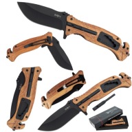 6W1 NÓŻ SPRĘŻYNOWY RATOWNICZY SKŁADANY MEDYCZNY SURVIVALOWY WOJSKOWY TRWAŁY