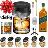 LOMUG Elektryczny Smoker Do Whisky – PROFESJONALNY EFEKT W KILKA SEKUND