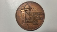 Medal Jubileuszowa Wystawa Filatelistyczna 25-lecie w Bydgoszczy 1978 -6 cm