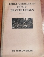 Fünf Erzählungen VERHAEREN Emile Im Insel Verlag
