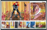 A54111)Disney: Gambia 1102 - 1110** + Bl 107** + 108**