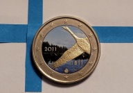 2 euro FINLANDIA 2011 - 200. rocznik Banku - 2 EURO KOLOR