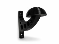 Uchwyt na kask motocyklowy. Uchwyt na kask. Solidny. Czarny. Łatwy montaż