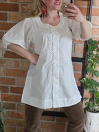 Ethos Paris koszula bluzka tunika bawełna szmizjerka L tunic cotton