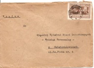 ŚWIĘTOCHŁOWICE -PRZEMYSŁ WĘGLOWY -koperta -obieg 1948 rok