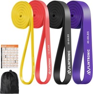 ZESTAW 4 GUM OPOROWYCH ZESTAW DO ĆWICZEŃ FITNESS RÓŻNA MOC OPASEK z227
