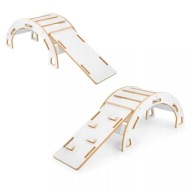 BUJAK MONTESSORI 3W1 BUJAK ŚCIANKA WSPINACZKOWA ZJEŻDŻALNIA DLA DZIECI