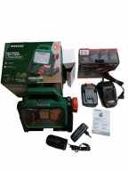 Halogen Reflektor akumulatorowy LED 20V lub 12V Parkside +Akumlator+Ładowar