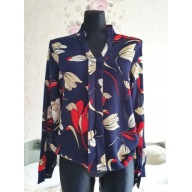 KOSZULA KOSZULKA KWIATY KWIATAMI KWIATKI MODNA TULIPAN TULIPANEM OVERSIZE