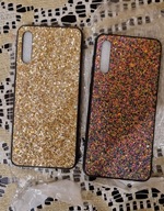 Nowe brokatowe etui do Samsung A50 plecki silikonowe