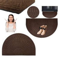 WYCIERACZKA WEJŚCIOWA POD DRZWI DECO4HOME BRĄZOWA ANTYPOŚLIZGOWA 60X90CM