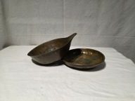 Szalki mosiężne do wagi szalkowej 5kg. J.Sperling iSka 19,5cm