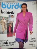 Burda special małe kobietki 1995 96 szycie wykroje krawieckie vintage retro