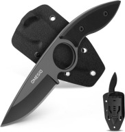 Nóż outdoorowy doskonałej jakości, stal 420, pełny trzpień z76