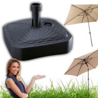 PODSTAWA OBCIĄŻENIE DO PARASOLA OGRODOWEGO OBCIĄŻNIK CZARNY PLASTIK 39 CM