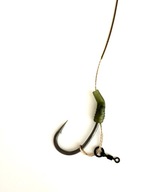 przypon karpiowy slip D-RIG+ micro krętlik 20,hak Fox 4,plecionka Korda