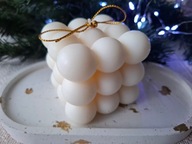 Naturalne świeczki sojowe Kostka, świeczka sojowa Bubble świeczka do domu