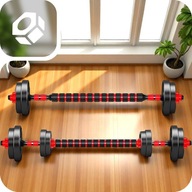 HANTLE 10KG BITUMICZNE 2X5KG ZESTAW REGULOWANY GRYF ŁĄCZNIK SZTANGA