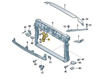 VW Golf Vll Wspornik zamka maski 5G0805567