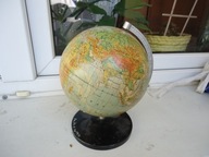 stary szkolny mały globus 1965 r