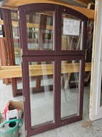 NOWE OKNO Drewniane Sosnowe Łukowe Czteroskrzydłowe 110x200cm