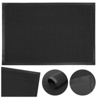 WYCIERACZKA DO BUTÓW WEJŚCIOWA POD DRZWI DUŻA WEWNĘTRZNA 60X90 CM SZARA