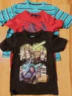 Śliczne bluzki,t- shirt zestaw 3 szt r 104 /110 cm