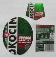 ETYKIETA PIWO JASNE BROWAR CARLSBERG OKOCIM EURO 2016 + KRAWATKA I KONTRA