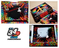 Bransoletka-trąbka czerwona Ag 925/do 5gr CZERWONA serduszko