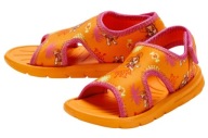 PSI PATROL Paw sandały SKYE pomarańczowe różowe pianka EVA NOWE 28