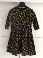 ROZKLOSZOWNA SUKIENKA ROZ. M STAN BDB KWIATY