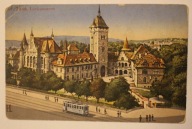 Zurich. Landesmuseum, SWISS, SZWAJCARIA, CZYSTA, STARA