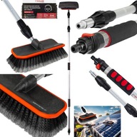 SZCZOTKA DO MYCIA PANELI FOTOWOLTAICZNYCH TELESKOPOWA DO DACHÓW DŁUGA 4,9m