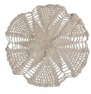 Serweta serwetka szydełkowa na szydełku rękodzieło hand made kolorowa 40cm