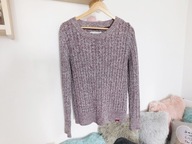 SUPERDRY__PREMIUM KNITWEAR__MELANŻOWY SWETER__L-XL