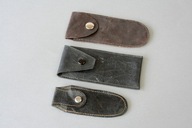 POCHWY DO NOŻY SKŁADANYCH SKÓRA, SKAJ W TYM SYG. KOGUTKIEM ZESTAW 3 SZT.