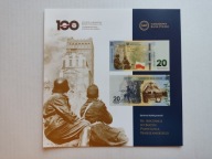Polskie banknoty obiegowe – Banknot o nominale 20 zł + 22 foldery z 2024 r.