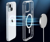 ETUI DO IPHONE 13/14 MAGSAFE PRZEŹROCZYSTE CLEAR MAGNETYCZNE Anti Shock