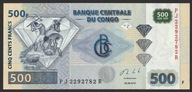 Kongo 500 franków 2013 - stan bankowy UNC