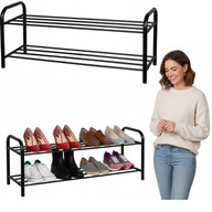 PÓŁKA NA BUTY METALOWA SOLIDNA REGAŁ OBUWIE SZAFKA ORGANIZER 80CM DUŻA LOFT