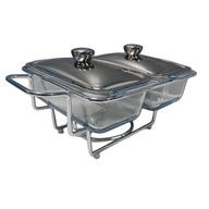 Podgrzewacz do potraw podwojny 2x1,3l elden ed7103