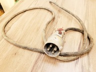 WTYCZKA GNIAZDO SIŁOWE 380V 32A IP44 METALOWE 4 PIN 3142-326 PRL STARY TYP