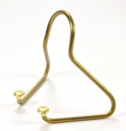 STARY STOJAK NA MEDAL OKOLICZNOŚCIOWY MOSIĄDZ ŁADNY