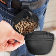 SASZETKA NA SMACZKI NA PRZYSMAKI TRENINGOWA CZARNA DLA PSA DO TRENINGU DUZA